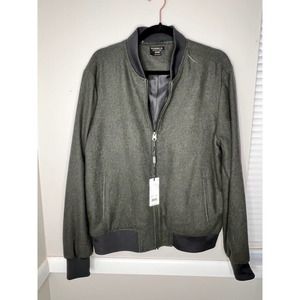 7 Diamonds Gray Bomber Jacket